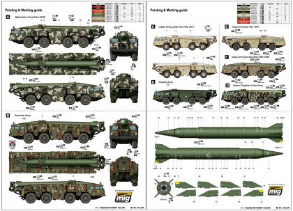 Soviet (9P117M1) Launcher with R17 Rocket of 9K72 Missile Complex Elbrus (Scud B), 1:35, 005/01019