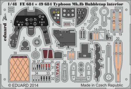 Typhoon Mk.Ib Bubbletop (1:48 Italeri/Hasegawa), 1:48, 003/49684