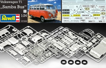 Volkswagen T1 SAMBA BUS, 1:24, 009/07399