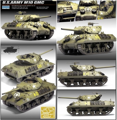 U.S. ARMY M10 GMC, 1:35, 002/13288