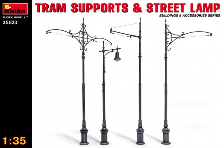Tram Supports & Street Lamp, 1:35, 089/35523