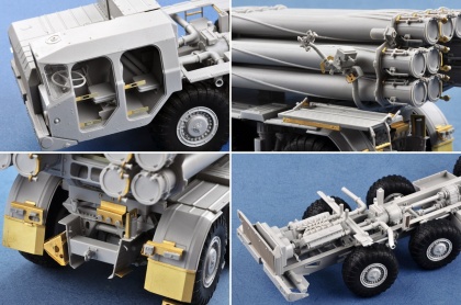 Russian 9A52-2 Smerch-M multiple rocket launcher of RSZO 9k58 Smerch MRLS, 1:35, 005/01020