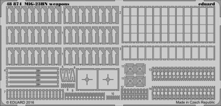MiG-23BN weapons (1:48 Trumpeter), 1:48, 003/48874