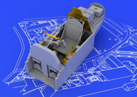 P-38J cockpit (1:48 Academy), 1:48, 003/648259