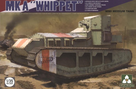 MK A Whippet WWI Medium Tank, 1:35, 103/2025