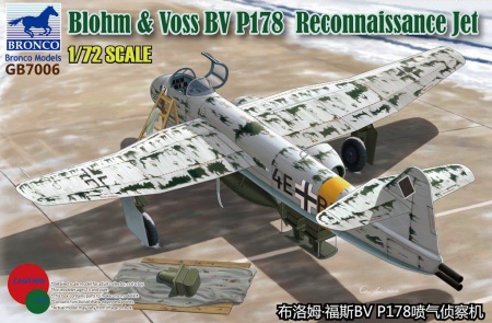 Blohm & Voss BV P.178 Reconnaissance Jet, 1:72, 062/GB7006