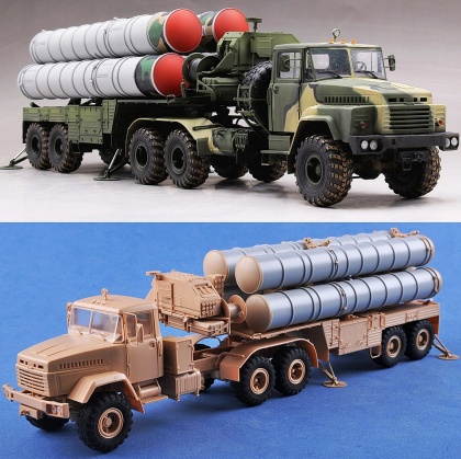 Russian KrAZ-260B Tractor with 5P85TE TEL S-300PMU, 1:35, 008/85511