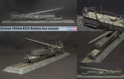 German 280mm K5(E) Railway Gun Leopold, 1:72, 008/82903