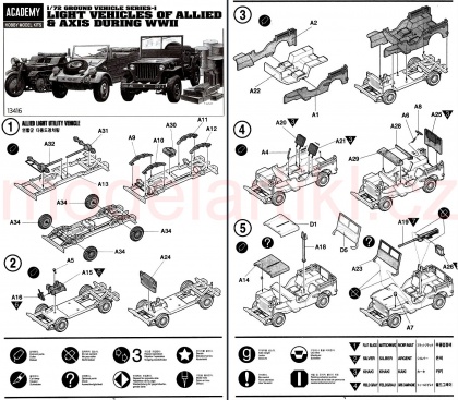 Light Vehicles Of Allied + Axis During WWII, 1:72, 002/13416