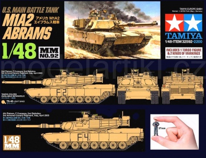 U.S. Main Battle Tank M1A2 Abrams, 1:48, 001/32592