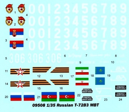 Russian T-72B3 MBT, 1:35, 005/09508