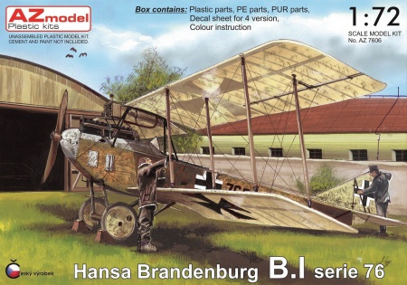 Hansa Brandenburg B.I serie 76, 1:72, 052/AZ7606