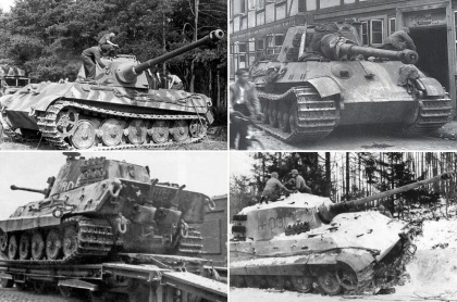 Pz.Kpfw.VI Sd.Kfz.182 Tiger II (Henschel Feb-1945 Production), 1:35, 008/84532