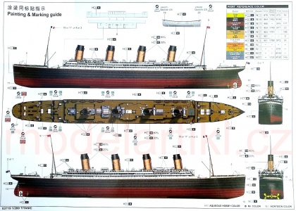 R.M.S Titanic w/LED, 1:200, 005/03719