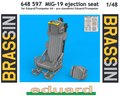 MiG-19 ejection seat (Eduard/Trumpeter), 1:48, 003/648597