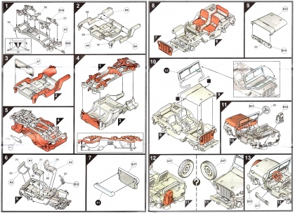 Willys MB Jeep & Trailer (Starter Set), 1:72, 006/55117
