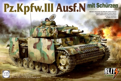 Pz.Kpfw.III Ausf.N mit Schürzen, 1:35, 103/8005