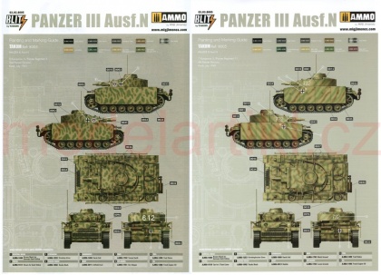 Pz.Kpfw.III Ausf.N mit Schürzen, 1:35, 103/8005