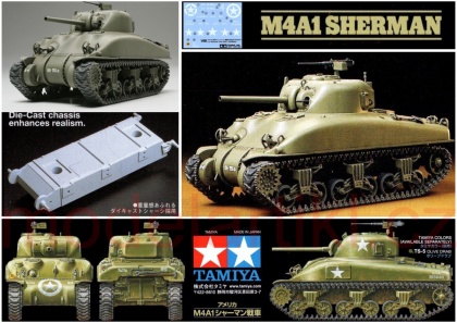 U.S. Medium Tank M4A1 Sherman, 1:48, 001/32523