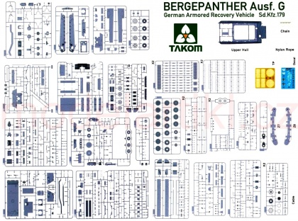 Bergepanther Ausf. G w/ full interior kit, 1:35, 103/2107