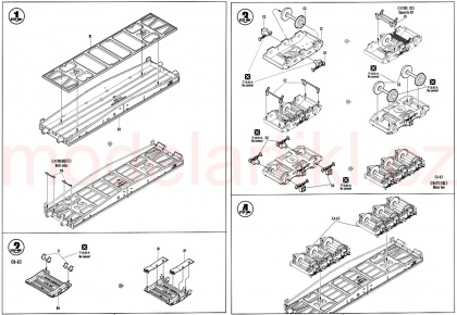 Schwere Plattformwagen Type SSyms 80 & Pz.Kpfw.VI Ausf.E Sd.Kfz.181 Tiger I (Mid Production), 1:72, 008/82934