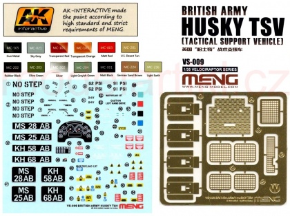 British Army HUSKY TSV (Tactical Support Vehicle), 1:35, 061/VS-009