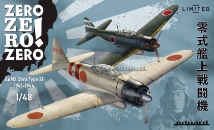 ZERO ZERO ZERO!  A6M2 Zero Type 21 (Limited Edition - Dual Combo), 1:48, 003/11158
