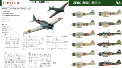 ZERO ZERO ZERO!  A6M2 Zero Type 21 (Limited Edition - Dual Combo), 1:48, 003/11158