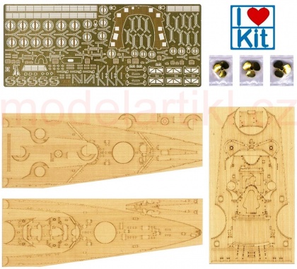 Detail up set for Trumpeter 1/200 Bismarck, 1:200, 083/66602