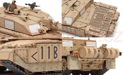 British Main Battle Tank CHALLENGER 2 (Desertised), 1:48, 001/32601