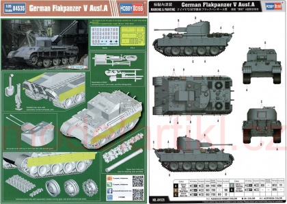 German Flakpanzer V Ausf.A, 1:35, 008/84535