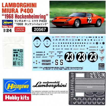 Lamborghini Miura P400 1968 Hockenheimring, 1:24, 007/20567