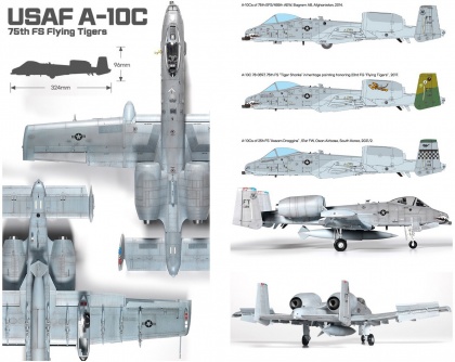 USAF A-10C 75th FS Flying Tigers, 1:48, 002/12348