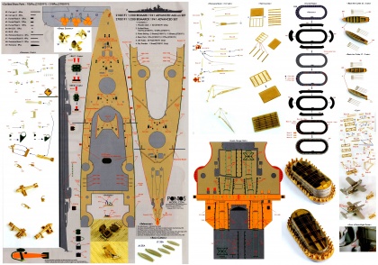 Bismarck 1941 (Advanced Add-on Set for Basic for Trumpeter), 1:200, 101/21001F1