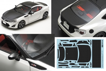 Toyota 86/Toyota GT86 Carbon Pattern Decal Set, 1:24, 001/12659