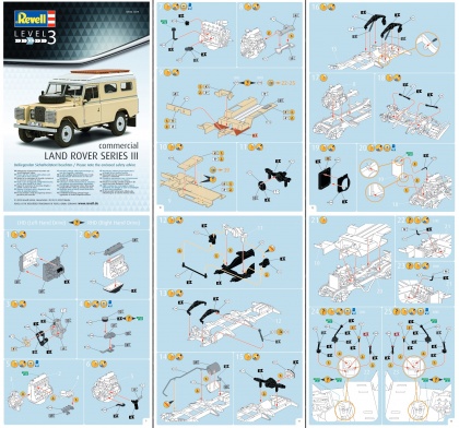 Land Rover Series III LWB commercial - (Model Set), 1:24, 009/67056