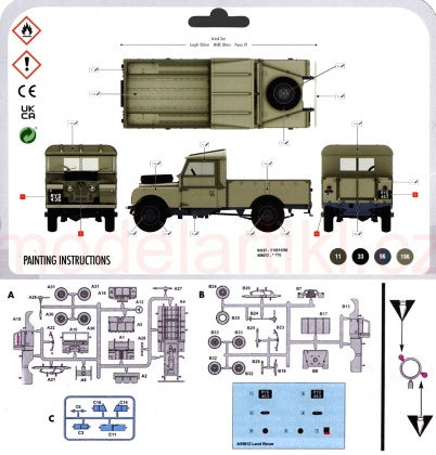 Land Rover Series 1 Pick-Up - (Starter Set), 1:43, 006/55012