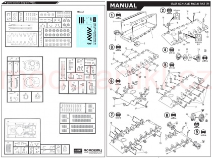 USMC M60A1 RISE (P) (Limited Editions), 1:72, 002/13425
