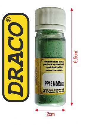 Patinovací pigment - měděnka (Verdigris) 10ml, 087/PP13