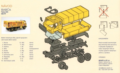 Tatra 815 BABČA - DAKAR, 1:48, 025/MS77
