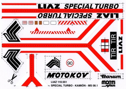 Liaz 110.551 Special Turbo CAMION, 1:48, 025/MS08_1