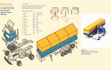 Liaz 110.551 Special Turbo CAMION, 1:48, 025/MS08_1