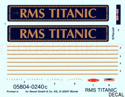R.M.S. Titanic (Starter Set), 1:1200, 009/65804