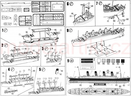 R.M.S. Titanic (Starter Set), 1:1200, 009/65804