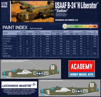 USAAF B-24H Liberator Zodiac, 1:72, 002/12584