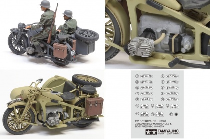 KS600 & Sidecar, 1:35, 001/35384
