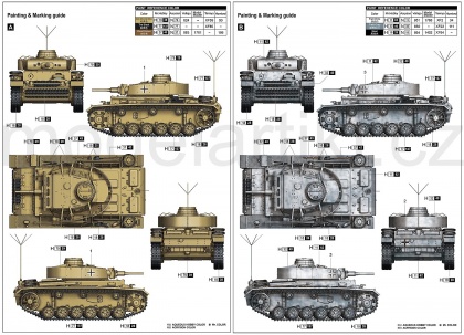 Pz.Bef.Wg.Fahrgestell Pz.Kpfw.III.Ausf.J, 1:16, 005/00955