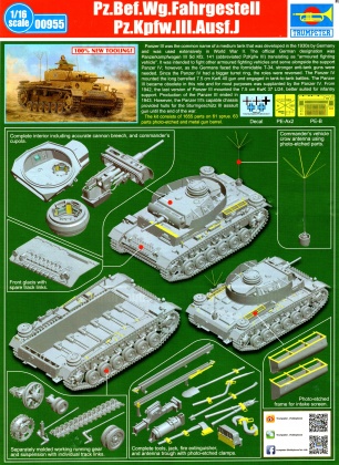 Pz.Bef.Wg.Fahrgestell Pz.Kpfw.III.Ausf.J, 1:16, 005/00955