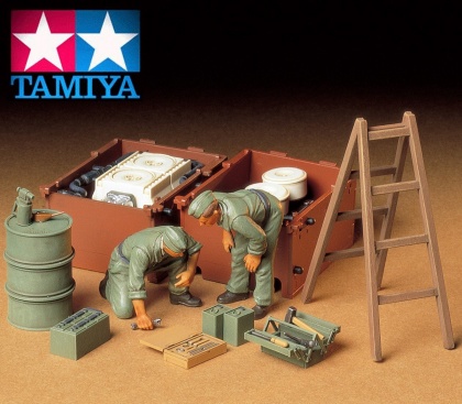 German Tank Engine Maintenance Crew Set, 1:35, 001/35180