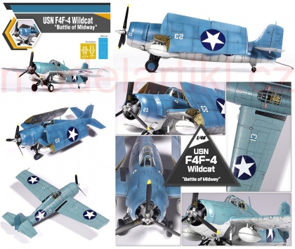 USN F4F-4 Wildcat Battle of Midway, 1:48, 002/12355